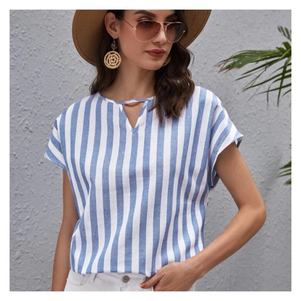NWOT striped top